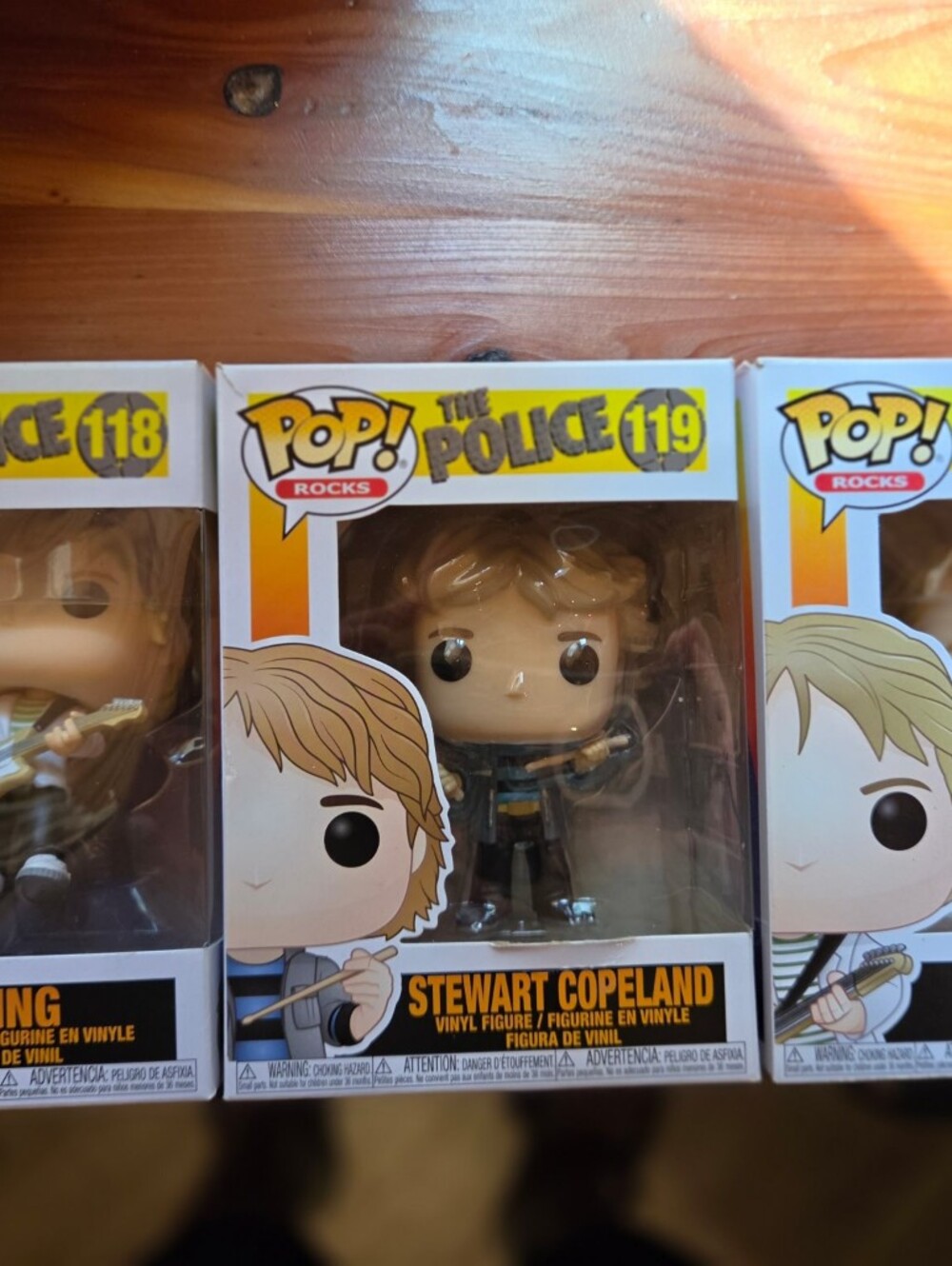 The Police Funko Pop figures - #118 #119 #120